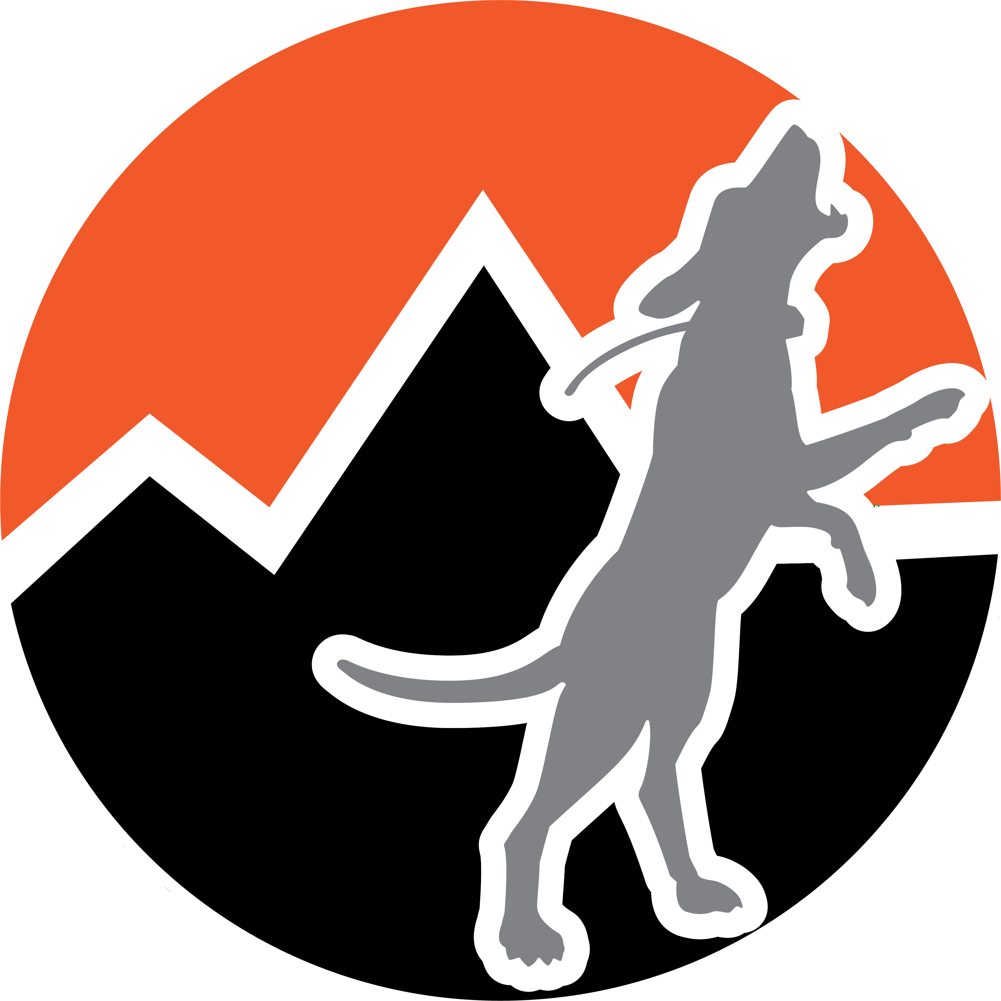 Double U/Hunting Dog Stickers