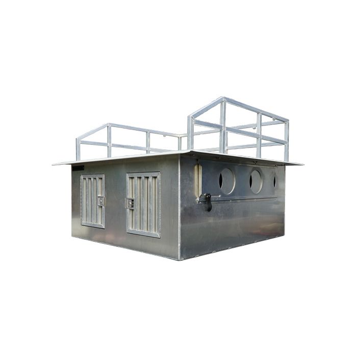 Alder Grove Aluminum Dog Box