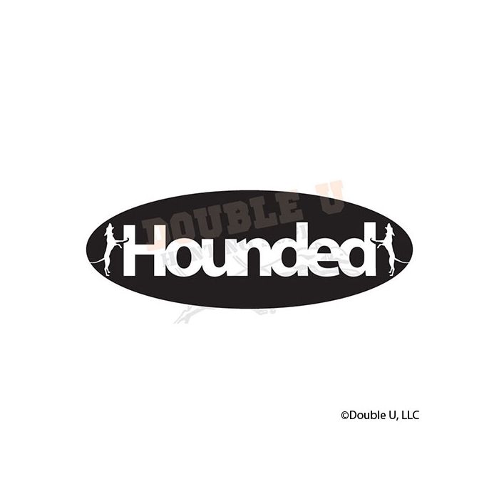 Hounded vinyl Decal