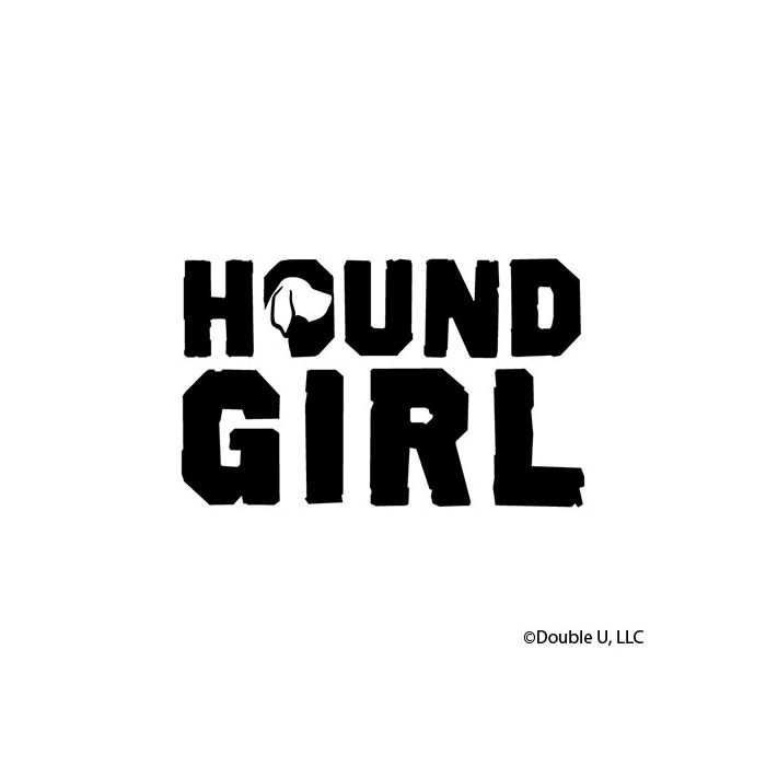Hound Girl Decal