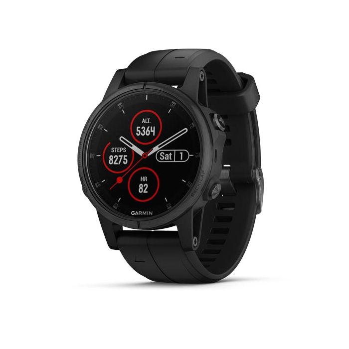 5S Plus Sapphire Black with Black Band