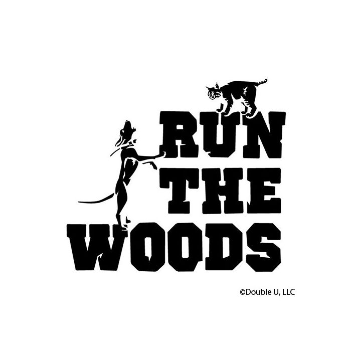 Run The Woods Bobcat Vinyl Decal