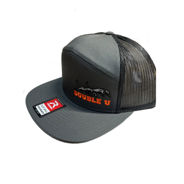 Double U Richardson 7 Panel Flat Bill Trucker Hat