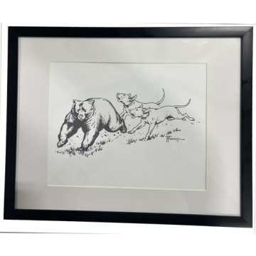 Bear Chase - Commissioned by Tom Mansanarez