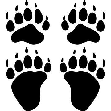 Double U Bear Tracks Decal