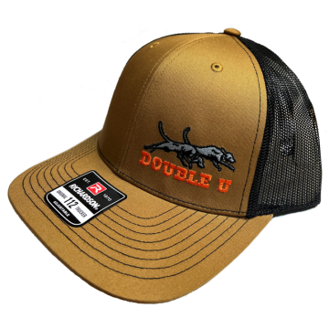 Double U Richardson 112 Caramel with Black Mesh Cap