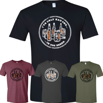 Double U 'Dog Beers' T-Shirt