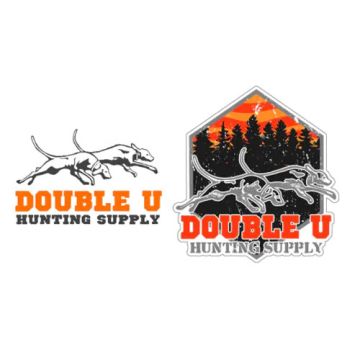 Double U Hunting Supply 'Run Like Wildfire' Sticker