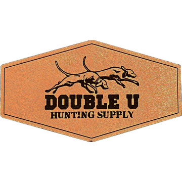 Premium Leather Double U Logo Patch 