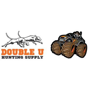 Double U Monster Truck Hound Hunting Sticker