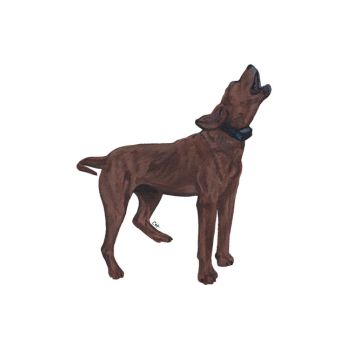 Redbone Standing Dog Premium Decal by Chelsea Hansler