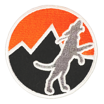 Double U Embroidered Retro Sunrise Patch