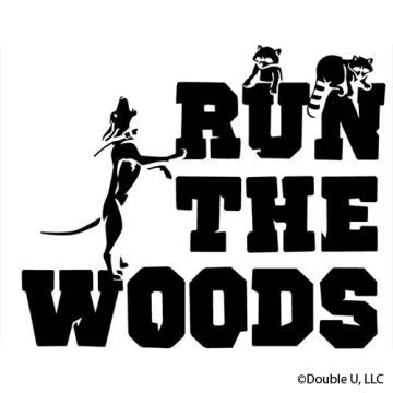 Run The Woods Bobcat Vinyl Decal