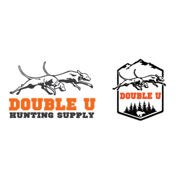 Double U Running Bear Hound Hunting Sticker
