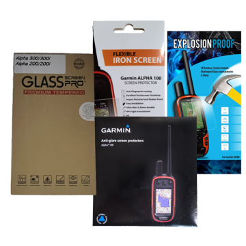 Screen Protectors for Garmin Alpha or Astro