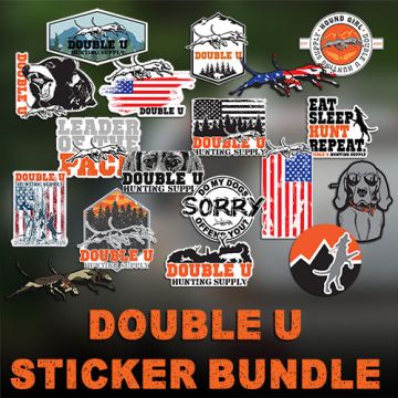 Double U Hunting Supply Sticker Bundle