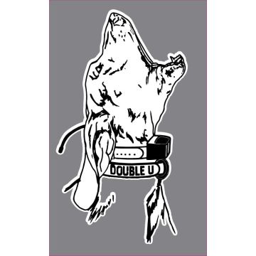 Double U Tree Bawl Premium High Tack Decal