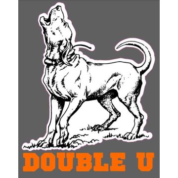 Double U Treed 4 feet Premium High Tack Decal