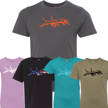 Double U Youth Running Dogs Shirt