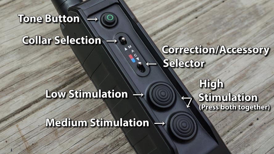 Pro 550+ Buttons and Switches