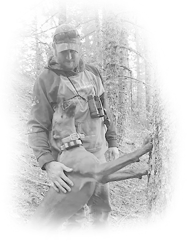 Hunter with dog